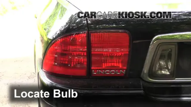 2002 Lincoln LS 3.9L V8 Luces Luz trasera (reemplazar foco)